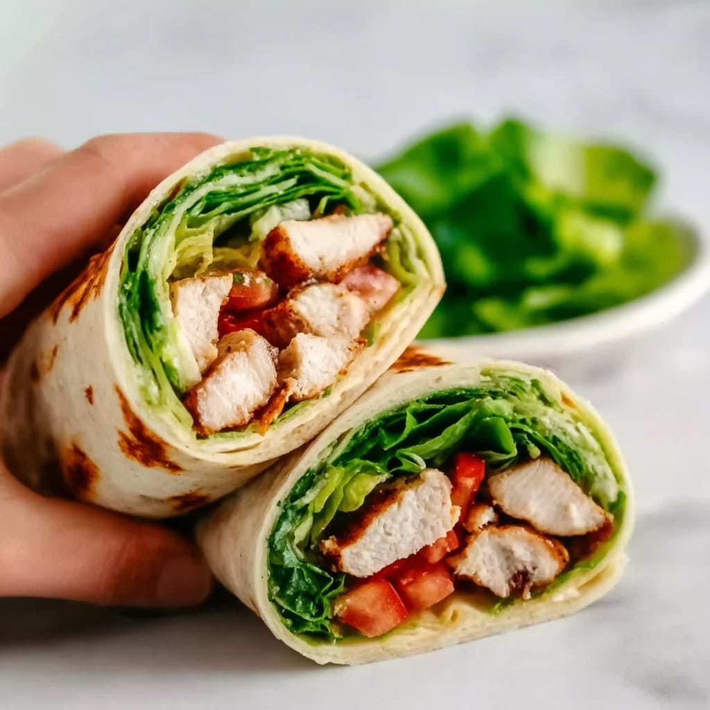 Chicken Veggie Wrap Recipe 6 Chicken Veggie Wrap Recipe - Recipe Image