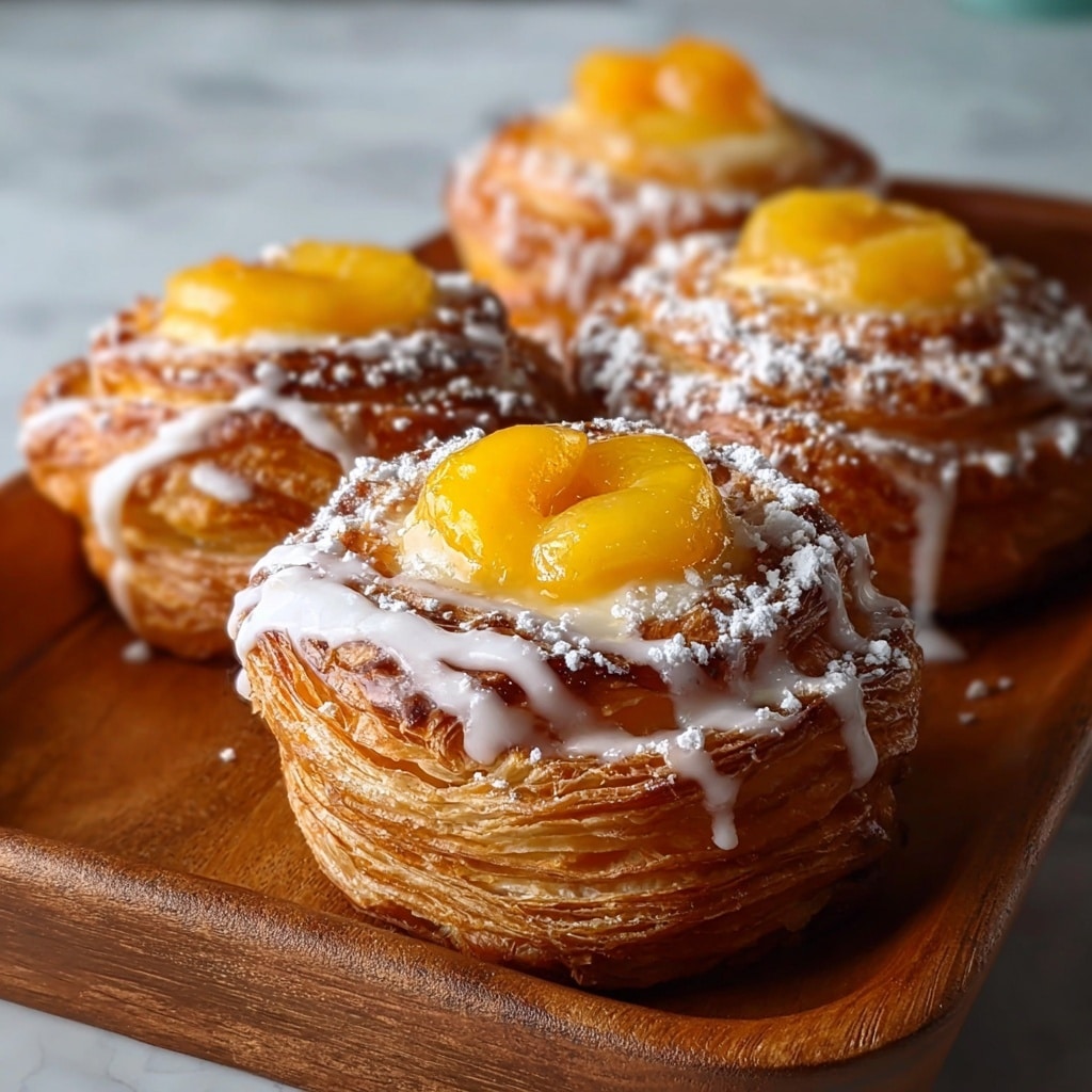 Peach Pie Cruffins Recipe