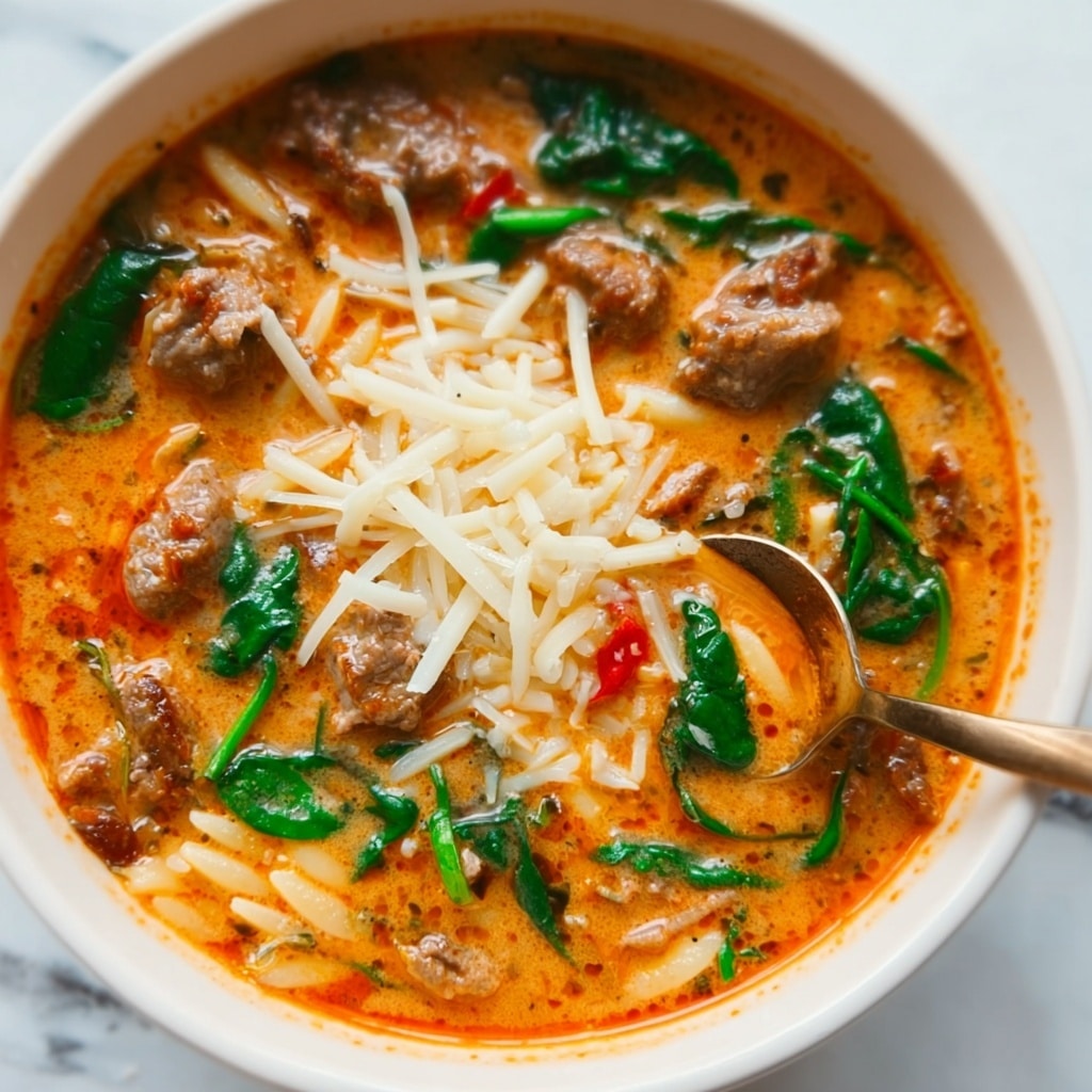 Marry Me Sausage Orzo Soup Recipe 5 Marry Me Sausage Orzo Soup Recipe - Recipe Image