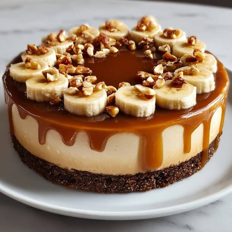 Banana Caramel Nut Cheesecake Recipe
