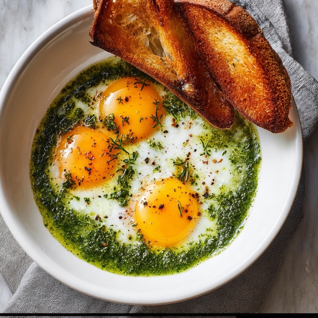 Pesto Eggs Recipe 5 Pesto Eggs Recipe - Recipe Image