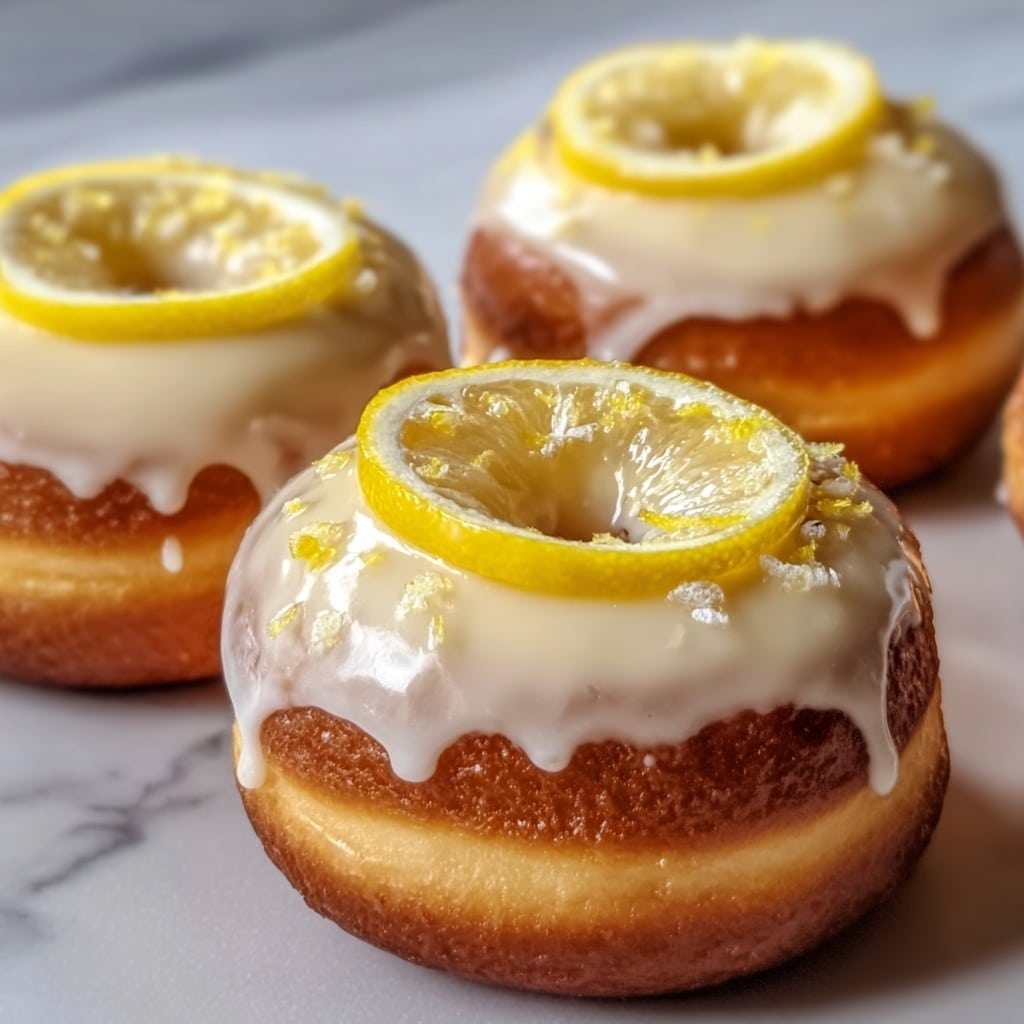 Lemon Cheesecake-Filled Doughnuts Recipe 6 Lemon Cheesecake-Filled Doughnuts Recipe - Recipe Image
