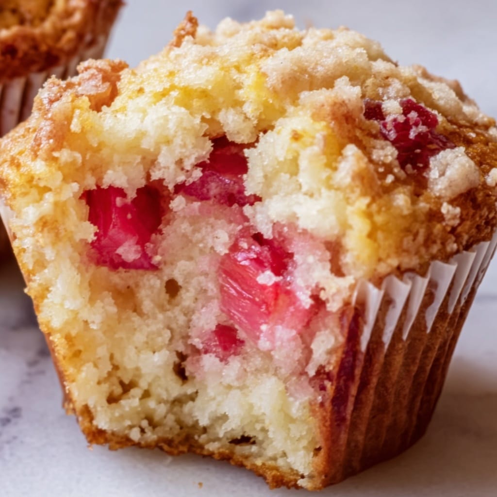 Rhubarb Muffins Recipe 5 Rhubarb Muffins Recipe - Recipe Image