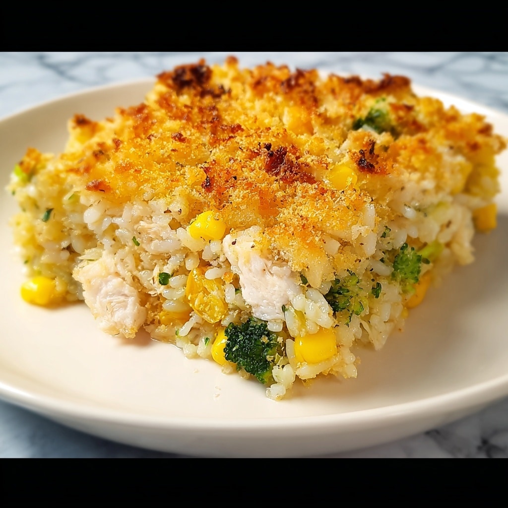 Rotisserie Chicken and Rice Casserole Recipe