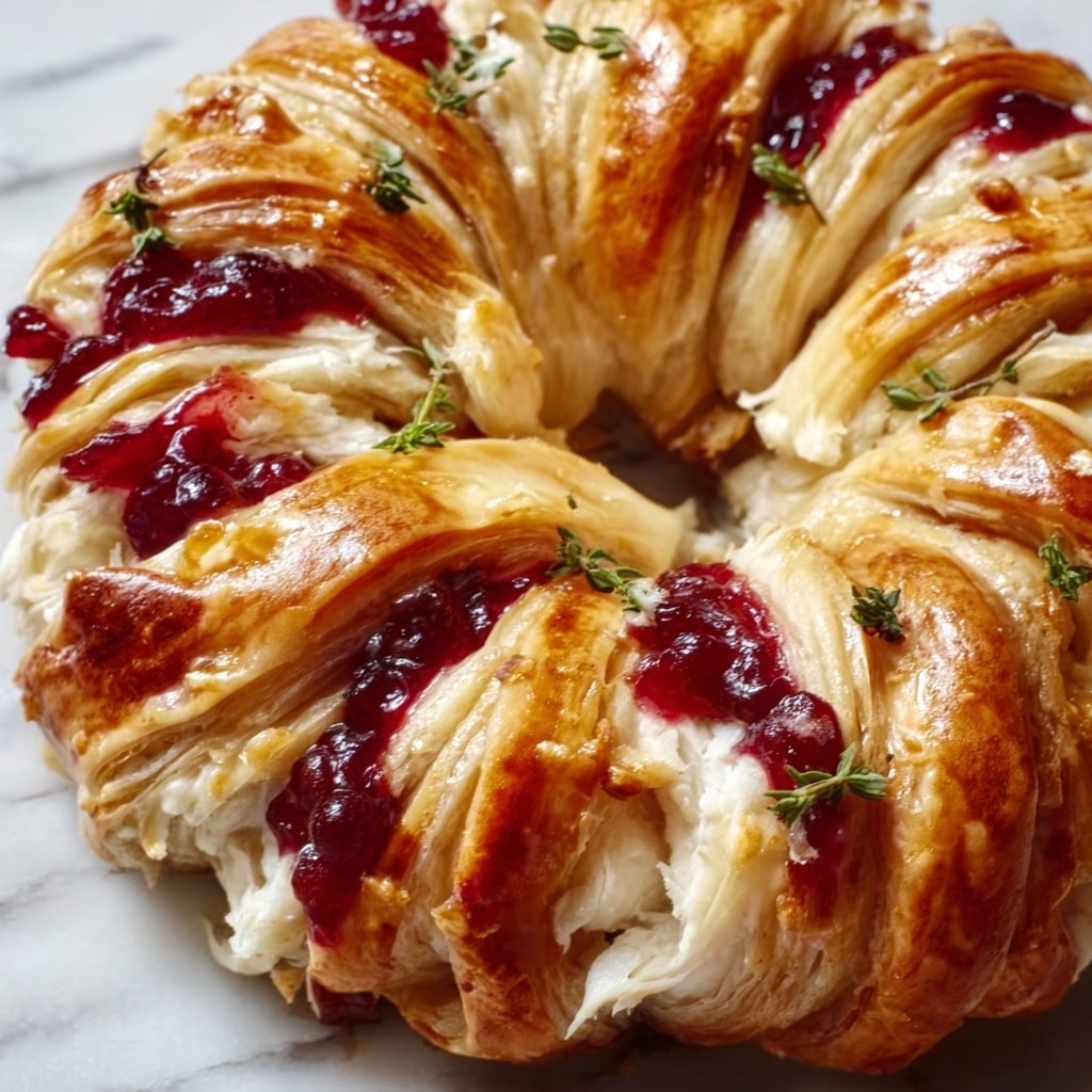 Savory Turkey and Cranberry Crescent Ring Recipe 5 Savory Turkey and Cranberry Crescent Ring Recipe - Recipe Image