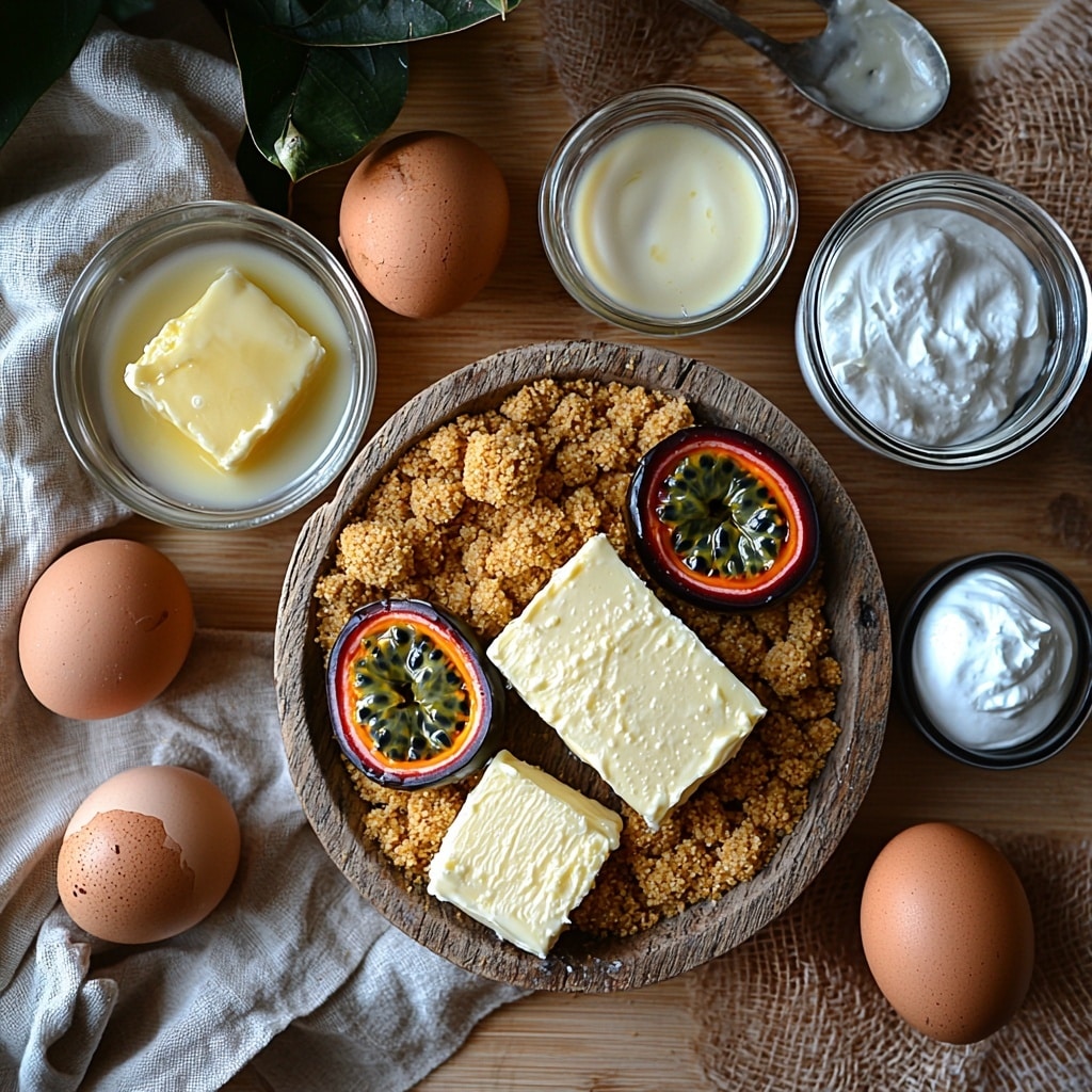 Mini Passionfruit Cheesecakes with Condensed Milk Recipe 4 Mini Passionfruit Cheesecakes with Condensed Milk Recipe