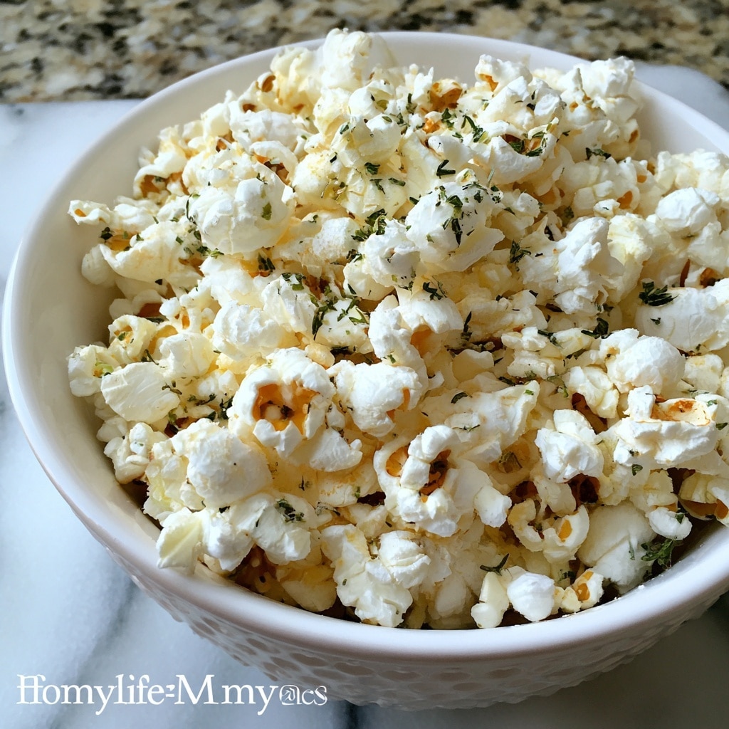 Truffle Popcorn with Parmesan Recipe