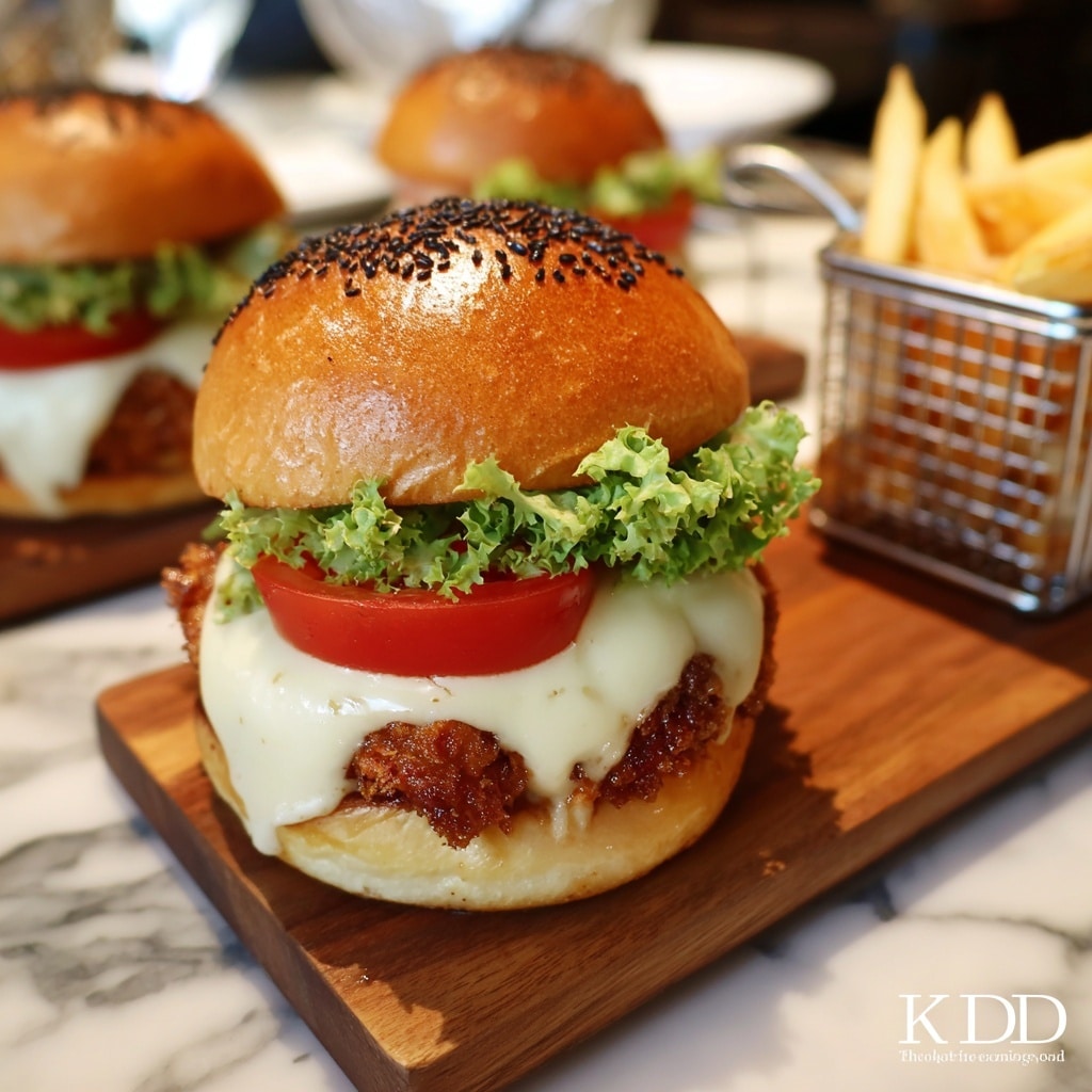 Lemon Pepper Chicken Thighs Burger Recipe