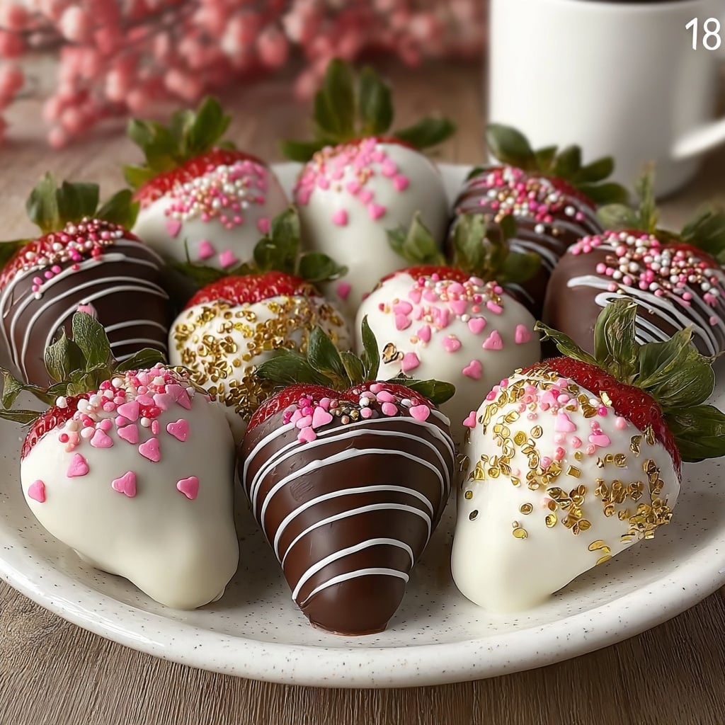 Chocolate-Covered Valentine Strawberries Recipe