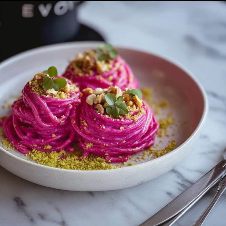 Valentine’s Day Pasta with Beetroot Pink Sauce Recipe