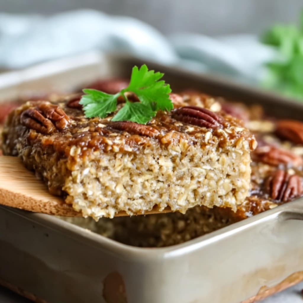 No-Flour, No-Sugar Oatmeal Breakfast Bake Recipe 6 No-Flour, No-Sugar Oatmeal Breakfast Bake Recipe - Recipe Image