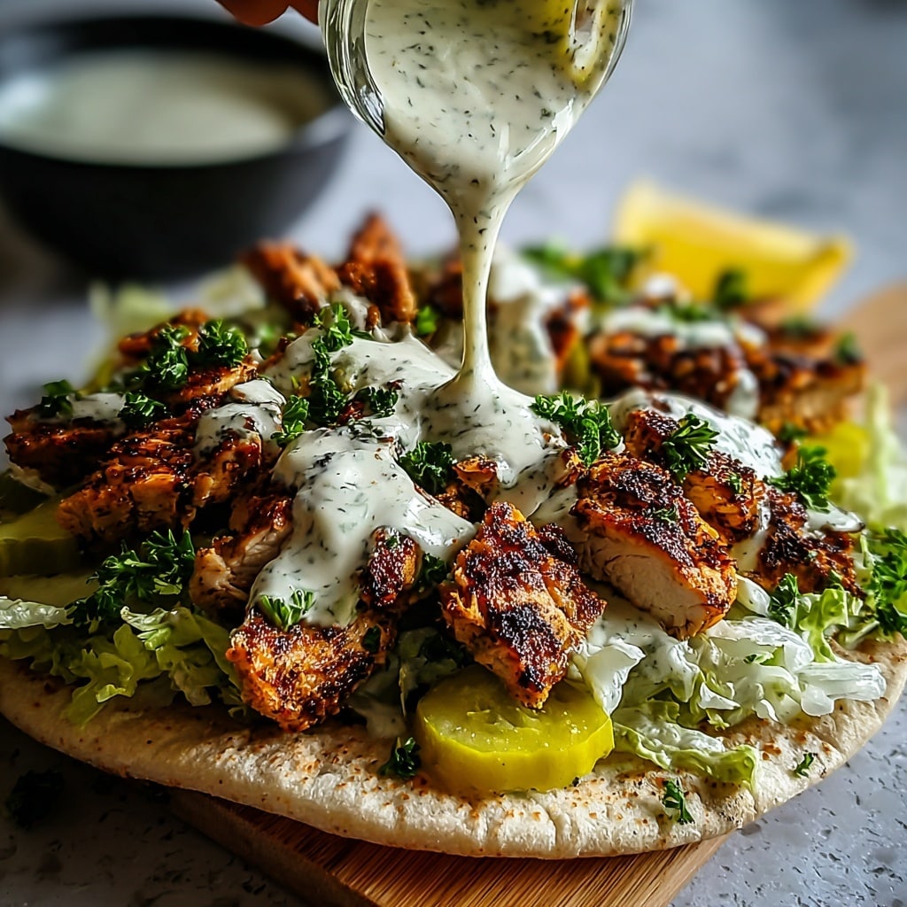 Chicken Shawarma with Creamy Garlic Sauce Recipe 5 Chicken Shawarma with Creamy Garlic Sauce Recipe - Recipe Image