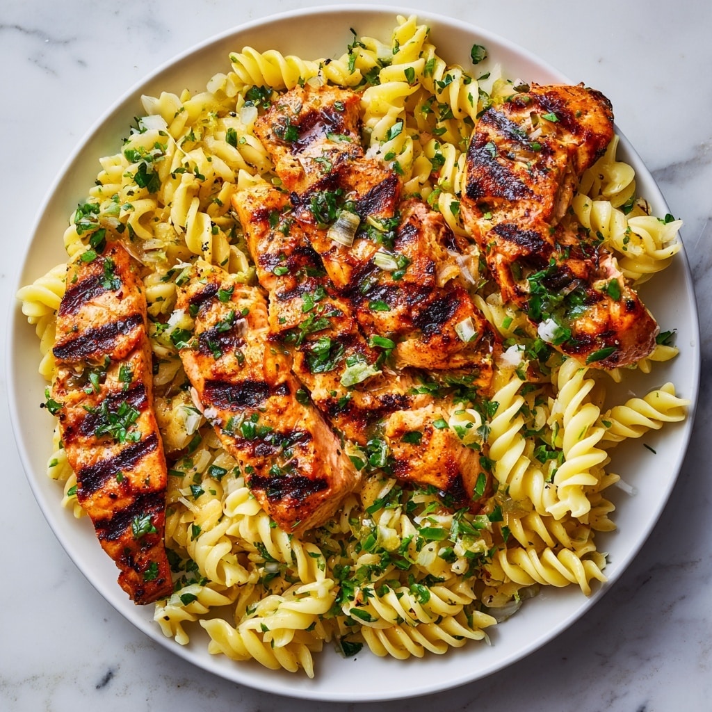 Salmon Bites with Lemon Butter Orzo Recipe 5 Salmon Bites with Lemon Butter Orzo Recipe - Recipe Image