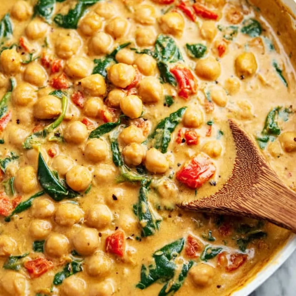 Creamy Sun-Dried Tomato Chickpeas Recipe 5 Creamy Sun-Dried Tomato Chickpeas Recipe - Recipe Image