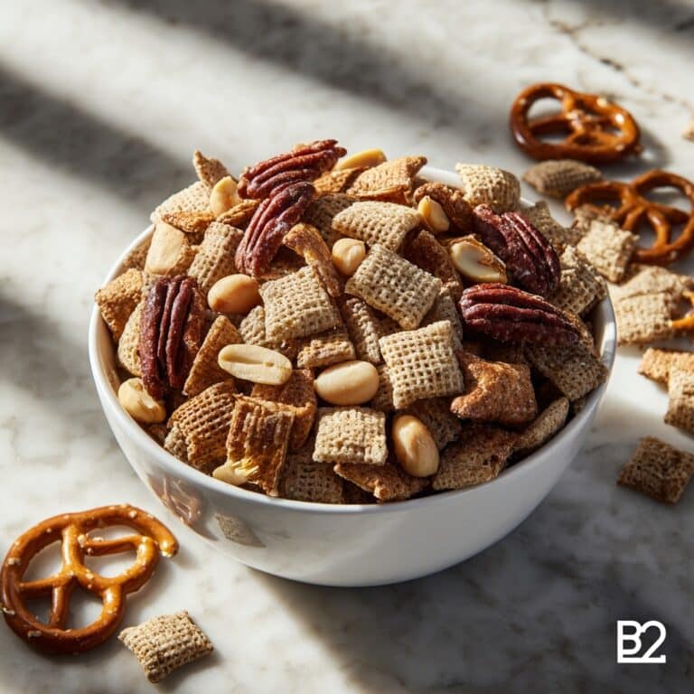 Addicting Toffee Chex Mix Recipe – Crispy Caramel Brittle Recipe