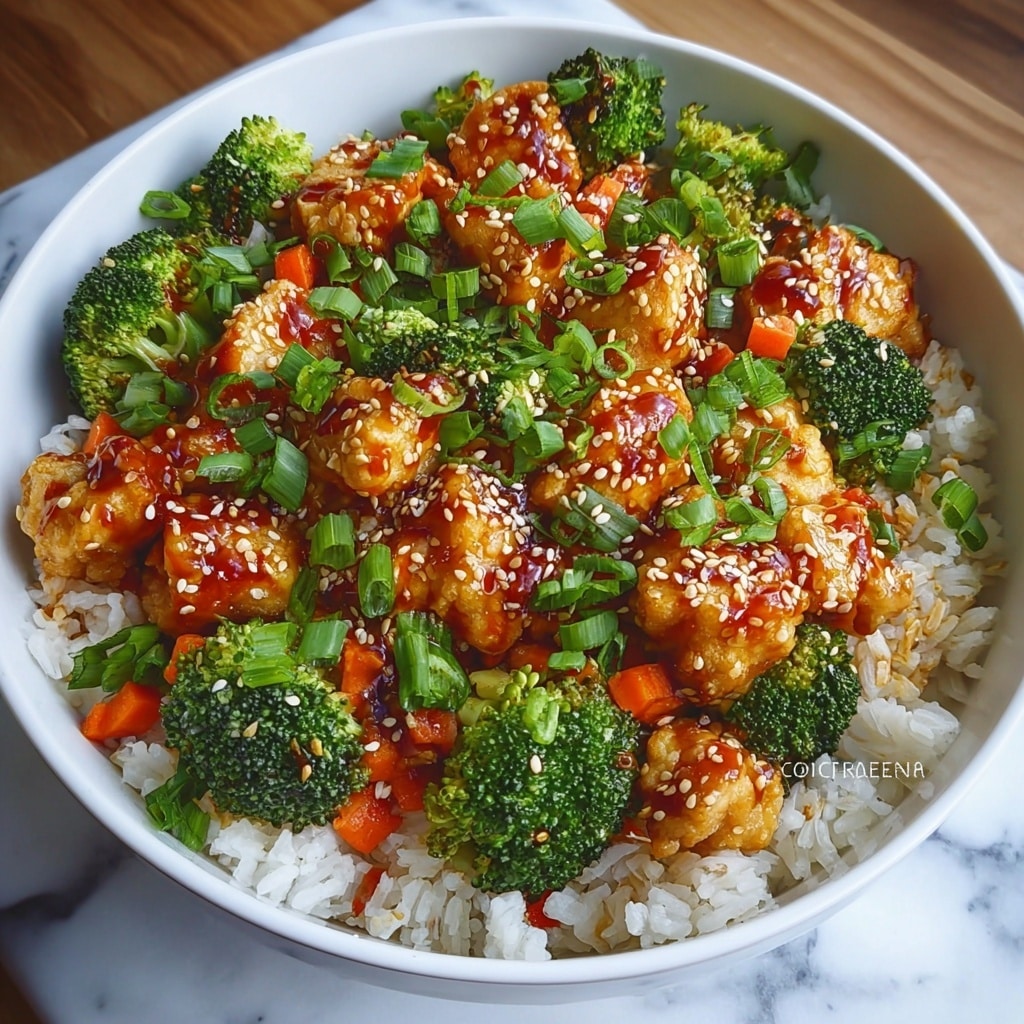 Honey Sriracha Chicken Bowl Recipe