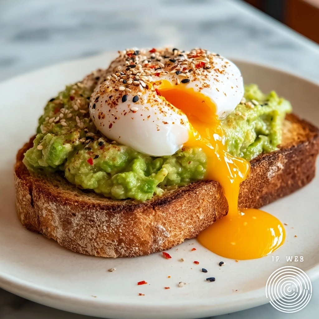 Creamy Avocado Toast With a Poached Egg for Protein Recipe