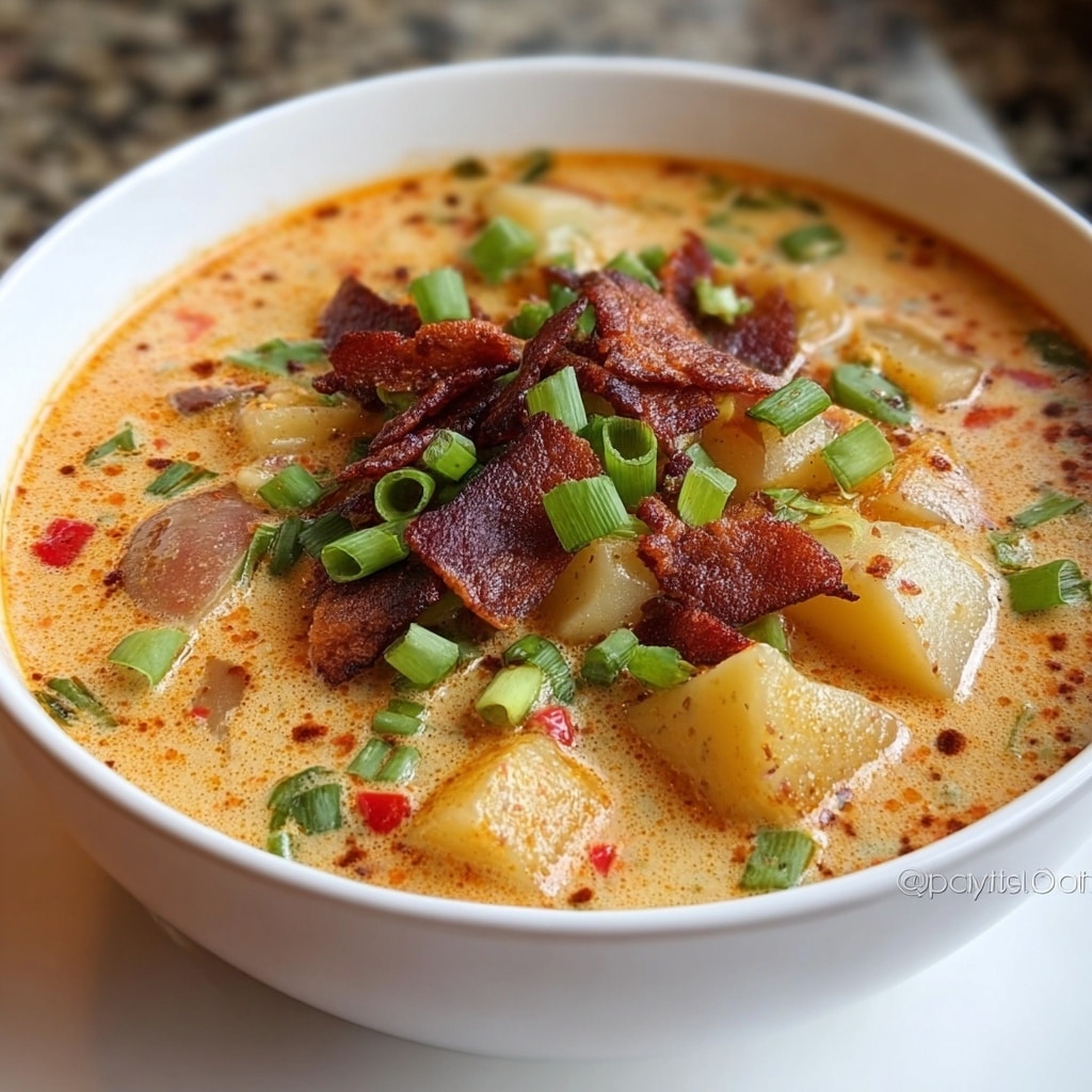 Spicy Cajun Potato Soup Recipe