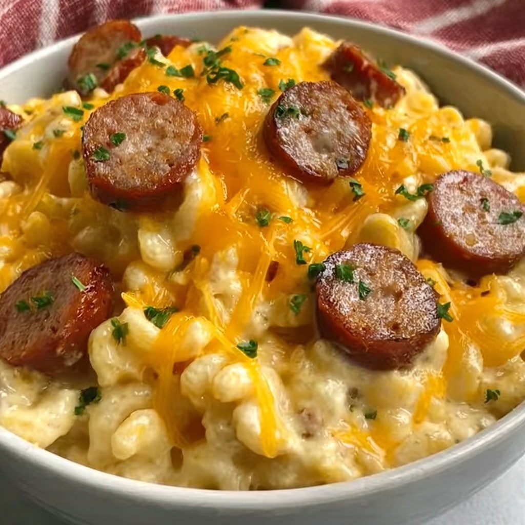 Cheesy Ranch Potatoes and Sausage Recipe