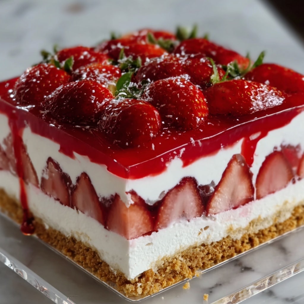 Strawberry Cream Cheese Icebox Cake Recipe 5 Strawberry Cream Cheese Icebox Cake Recipe - Recipe Image