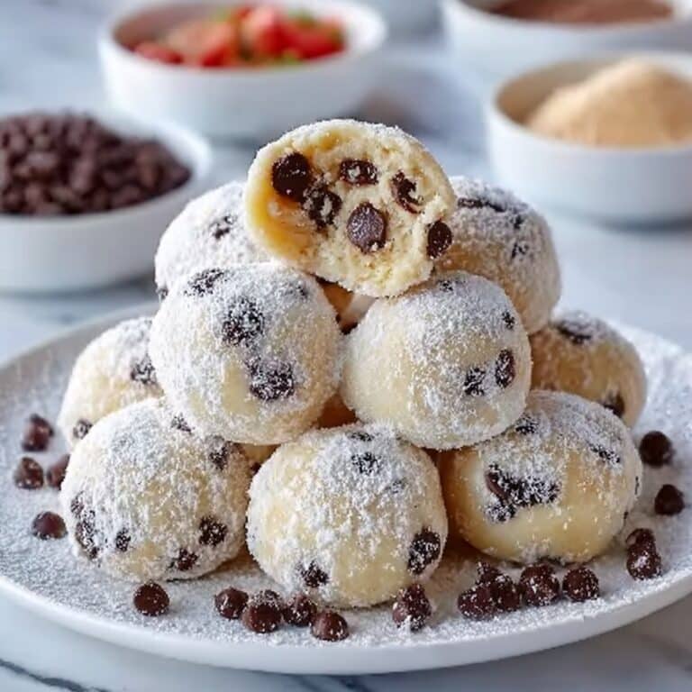Chocolate Chip Snowball Cookies Recipe