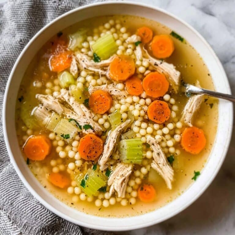 Leftover Turkey Soup with Couscous Recipe