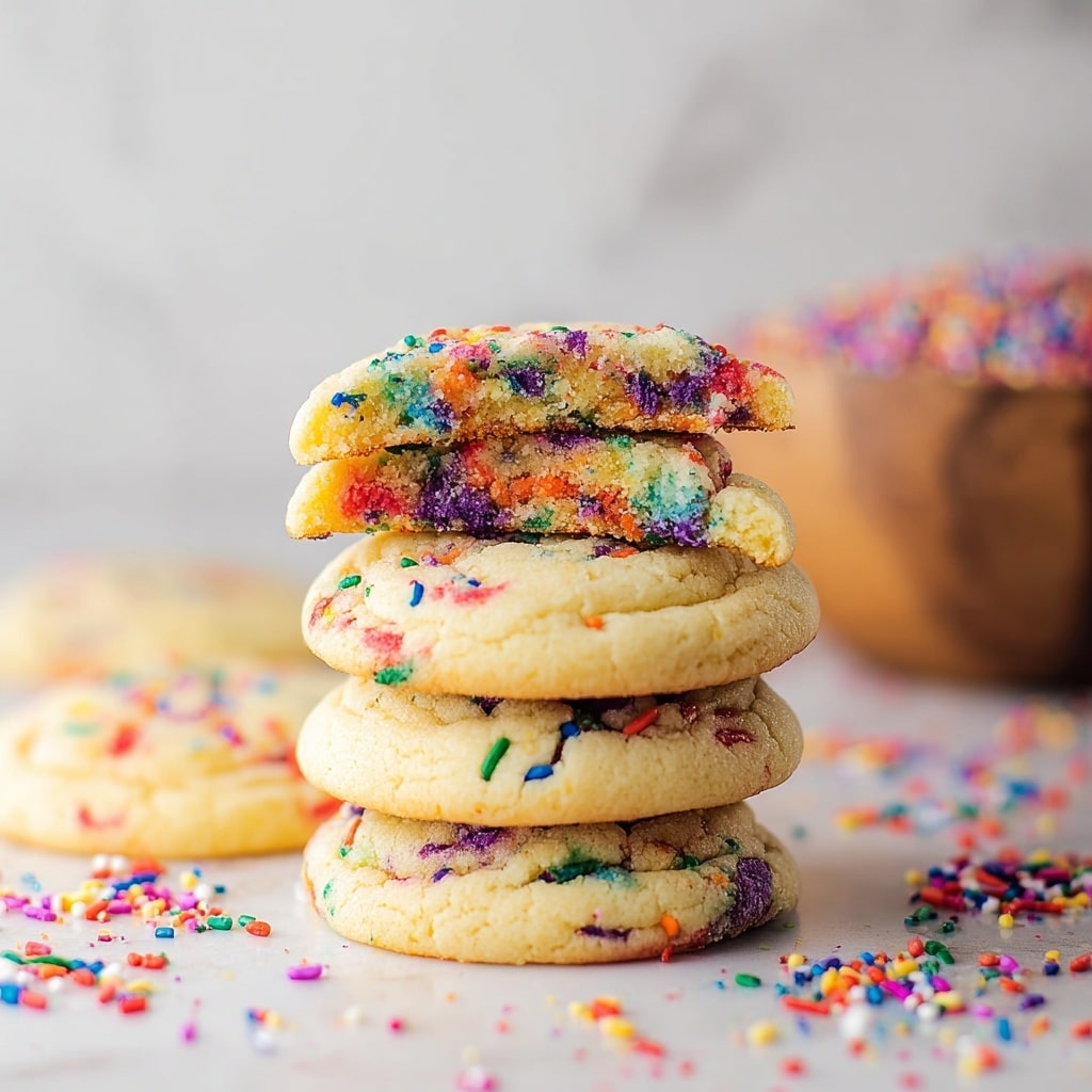 Funfetti Cake Mix Cookies with Cream Cheese Frosting Recipe 5 Funfetti Cake Mix Cookies with Cream Cheese Frosting Recipe - Recipe Image