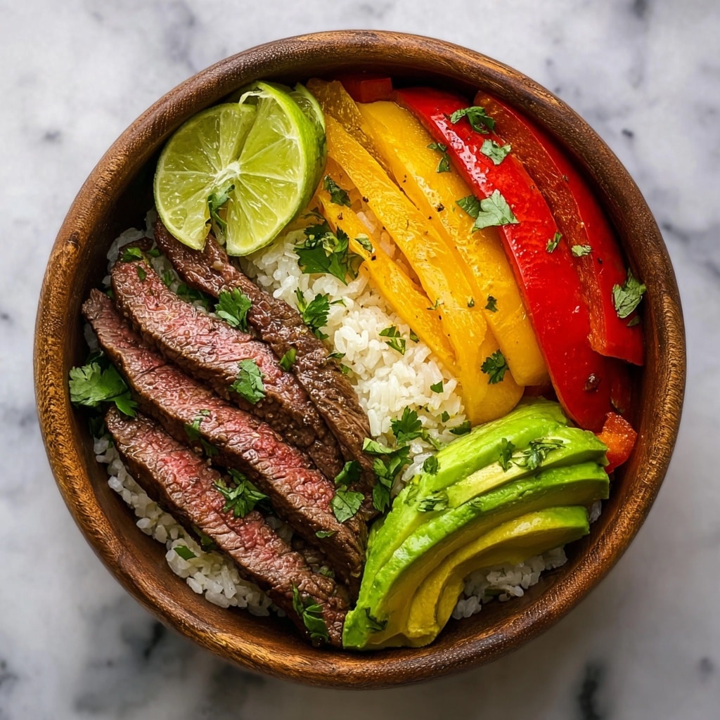 Low Carb Steak Fajita Bowl Recipe: Bold, Fresh & Flavor-Packed Recipe 3 Low Carb Steak Fajita Bowl Recipe: Bold, Fresh & Flavor-Packed Recipe - Recipe Image