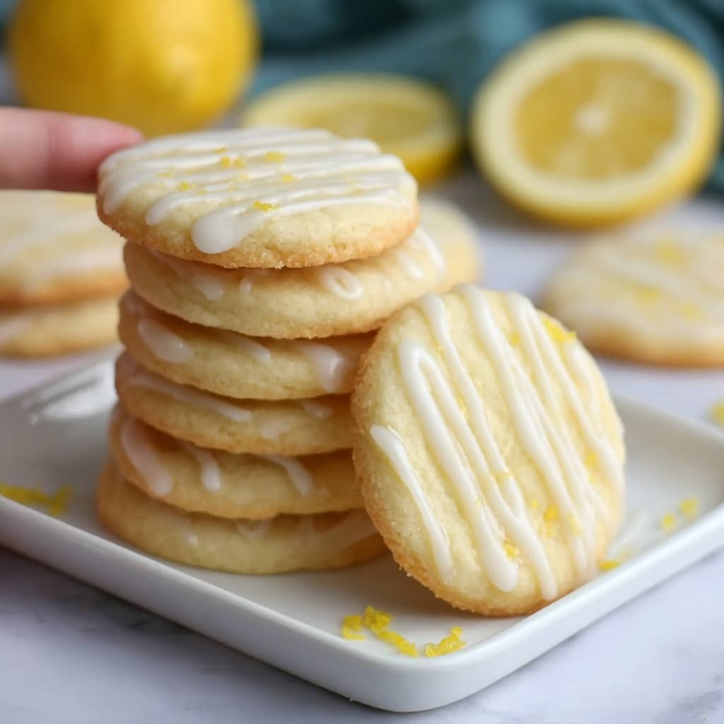 Lemon Sugar Cookies with Lemon Glaze Recipe 5 Lemon Sugar Cookies with Lemon Glaze Recipe - Recipe Image