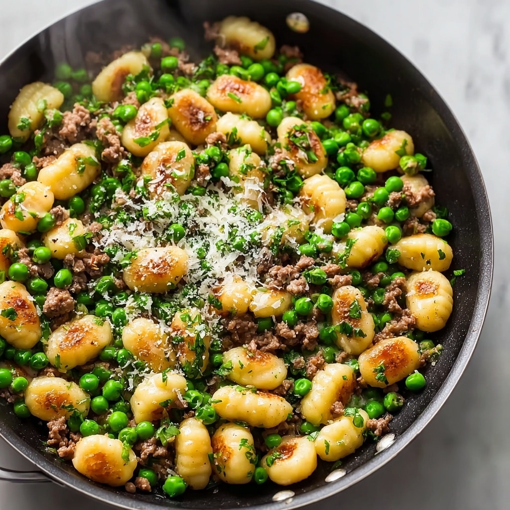 Gnocchi with Peas and Sausage: One-Pan Dinner Recipe 5 Gnocchi with Peas and Sausage: One-Pan Dinner Recipe - Recipe Image