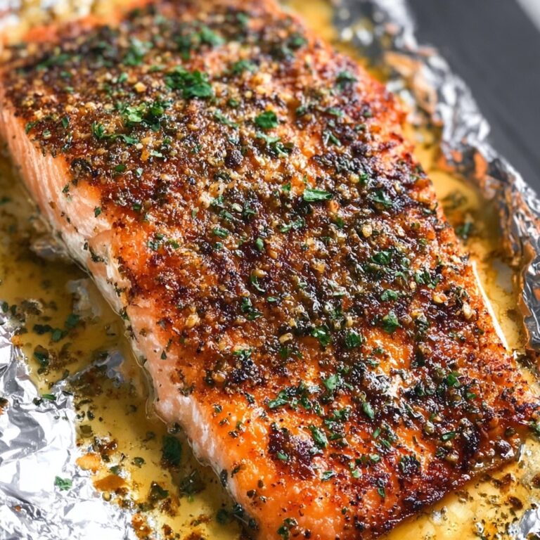 Oven Baked Garlic Herb Salmon Recipe