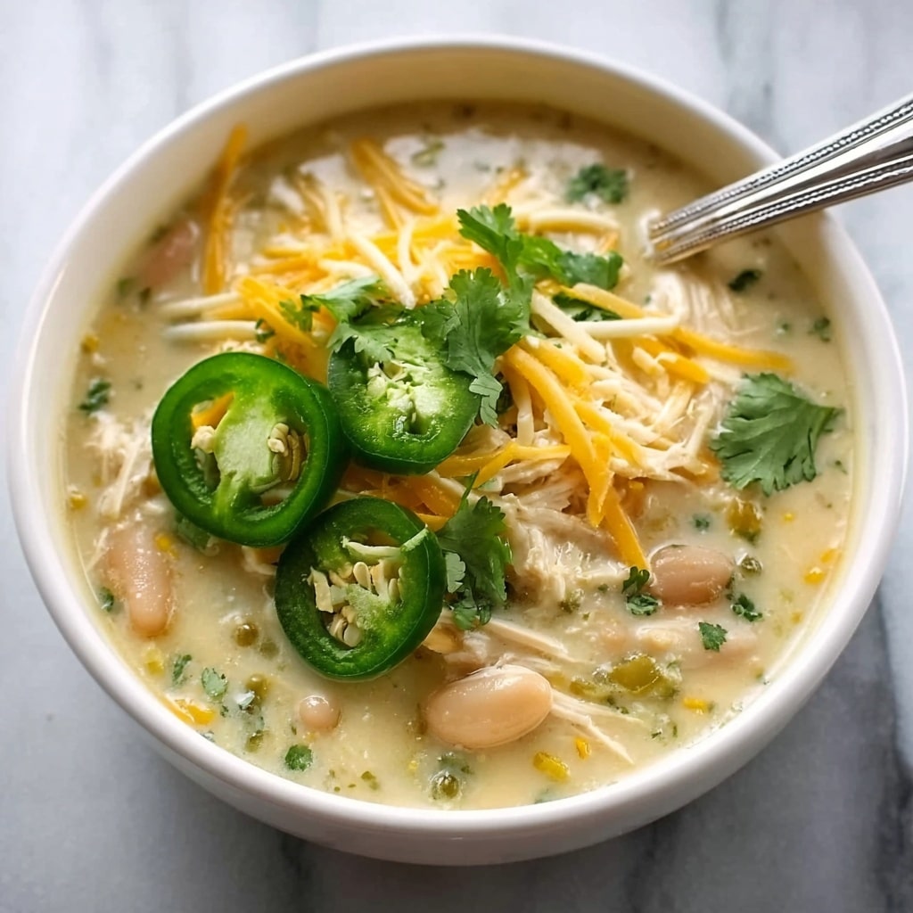 Creamy Crockpot White Chicken Chili Recipe 6 Creamy Crockpot White Chicken Chili Recipe - Recipe Image