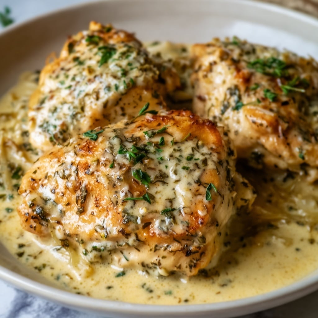 Creamy Lemon Herb Parmesan Chicken Recipe 4 Creamy Lemon Herb Parmesan Chicken Recipe - Recipe Image