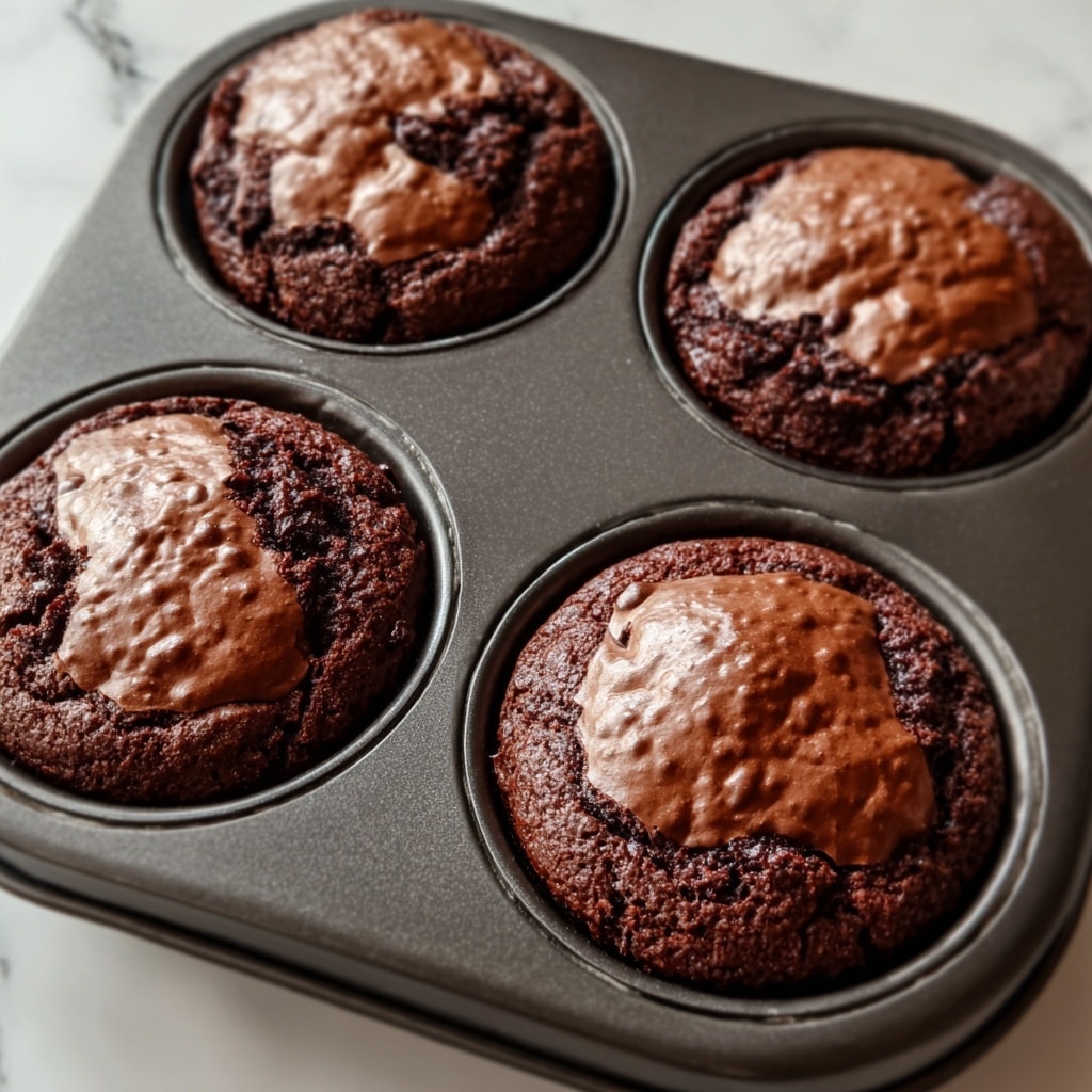 Gooey Brownie Muffins from Box Mix Recipe