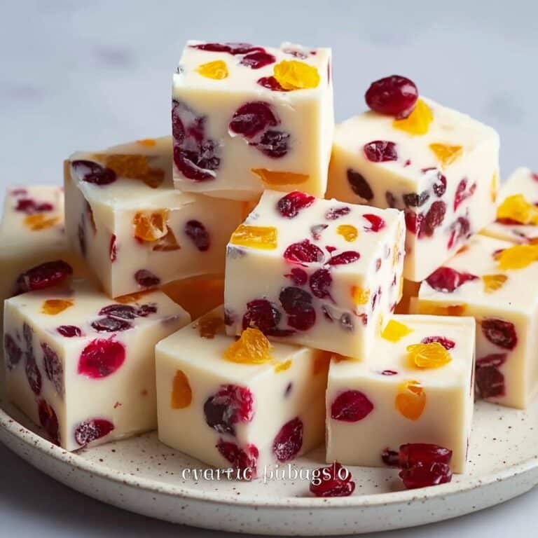 Easy Cranberry Orange Fudge Recipe