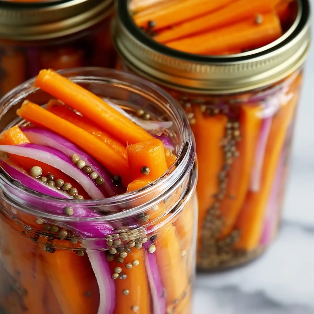 Spicy Pickled Carrots Recipe 6 Spicy Pickled Carrots Recipe - Recipe Image