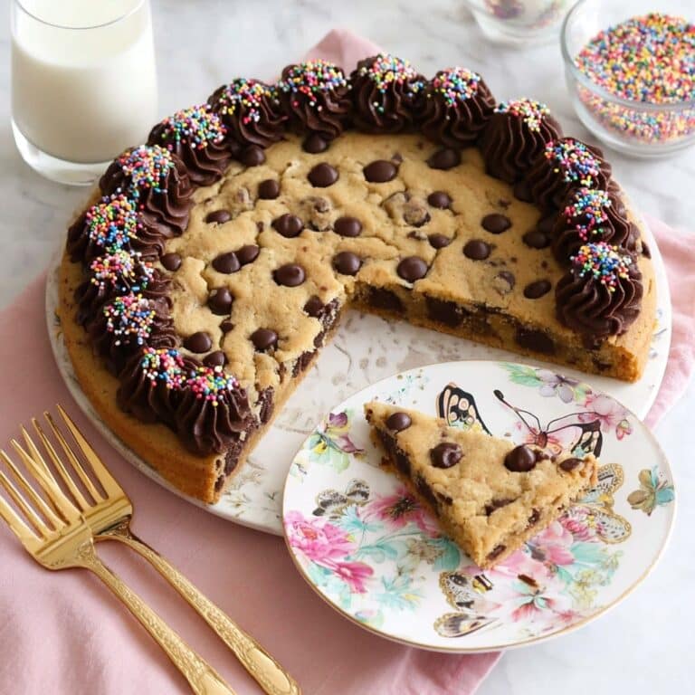 Chocolate Chip Cookie Cake Recipe