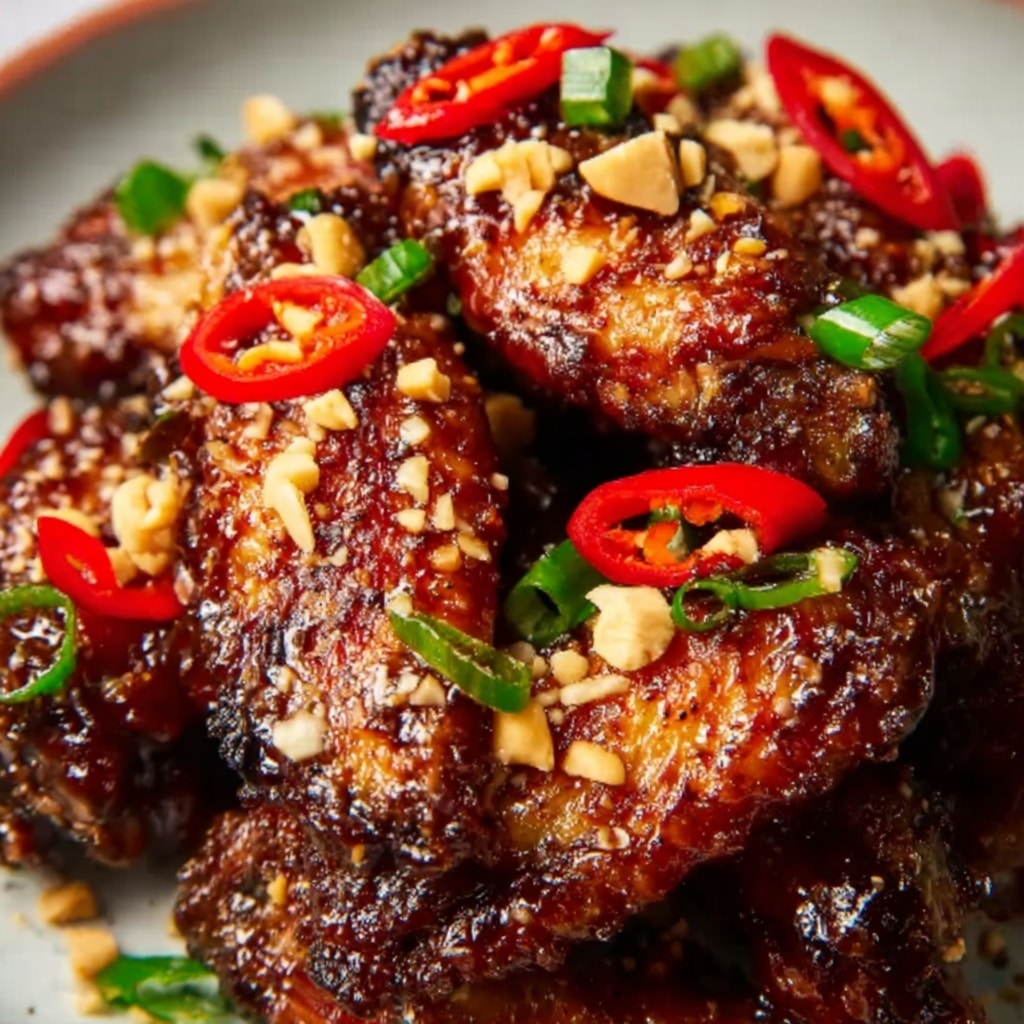 Sticky Lemongrass Chili Air Fryer Chicken Wings Recipe 5 Sticky Lemongrass Chili Air Fryer Chicken Wings Recipe - Recipe Image