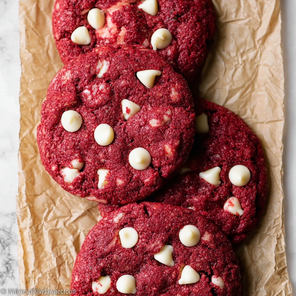 Red Velvet Cookies with White Chocolate Recipe