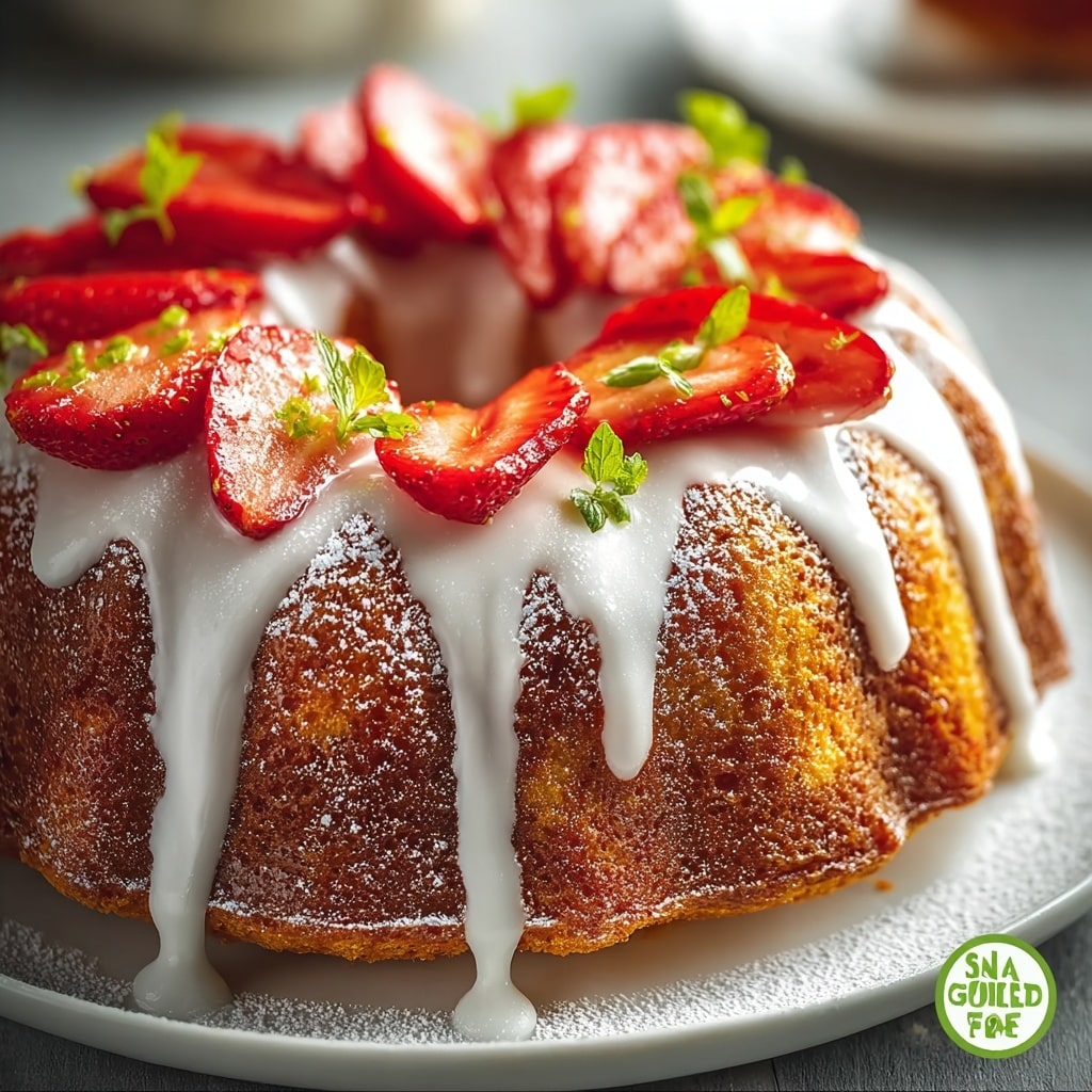 Strawberry Pound Cake Recipe