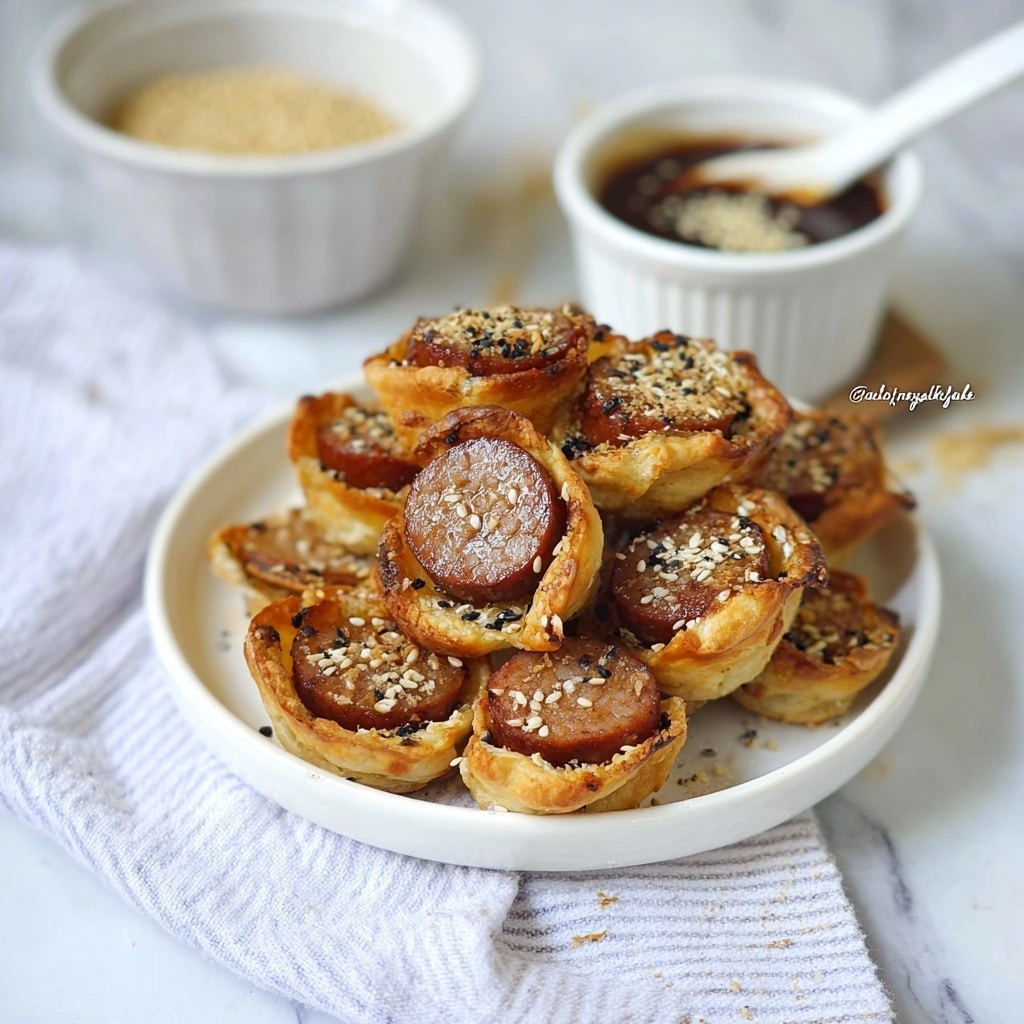 Everything Bagel Kielbasa Bread Roll-Ups Recipe