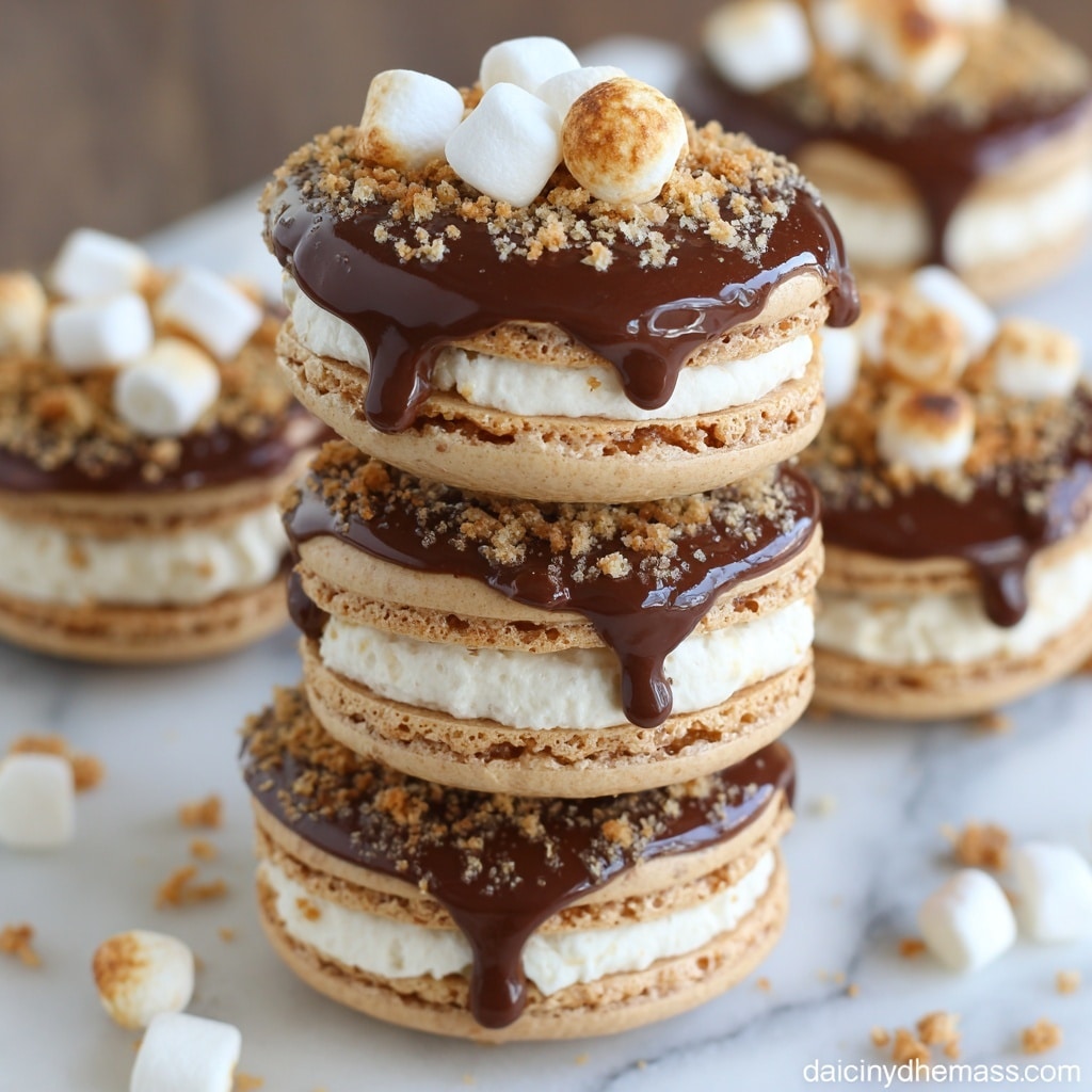 S'mores French Macarons Recipe