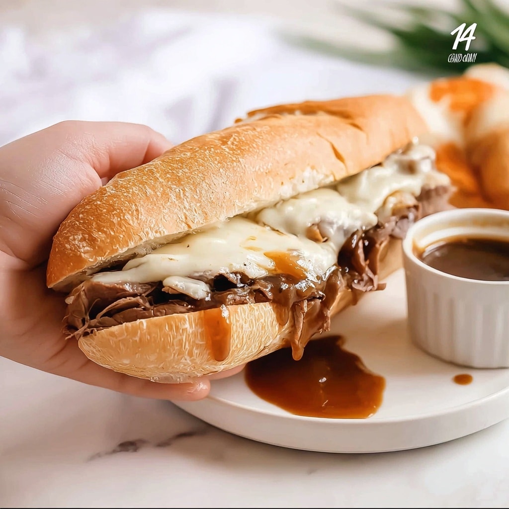 Crockpot French Dip Sandwiches Recipe