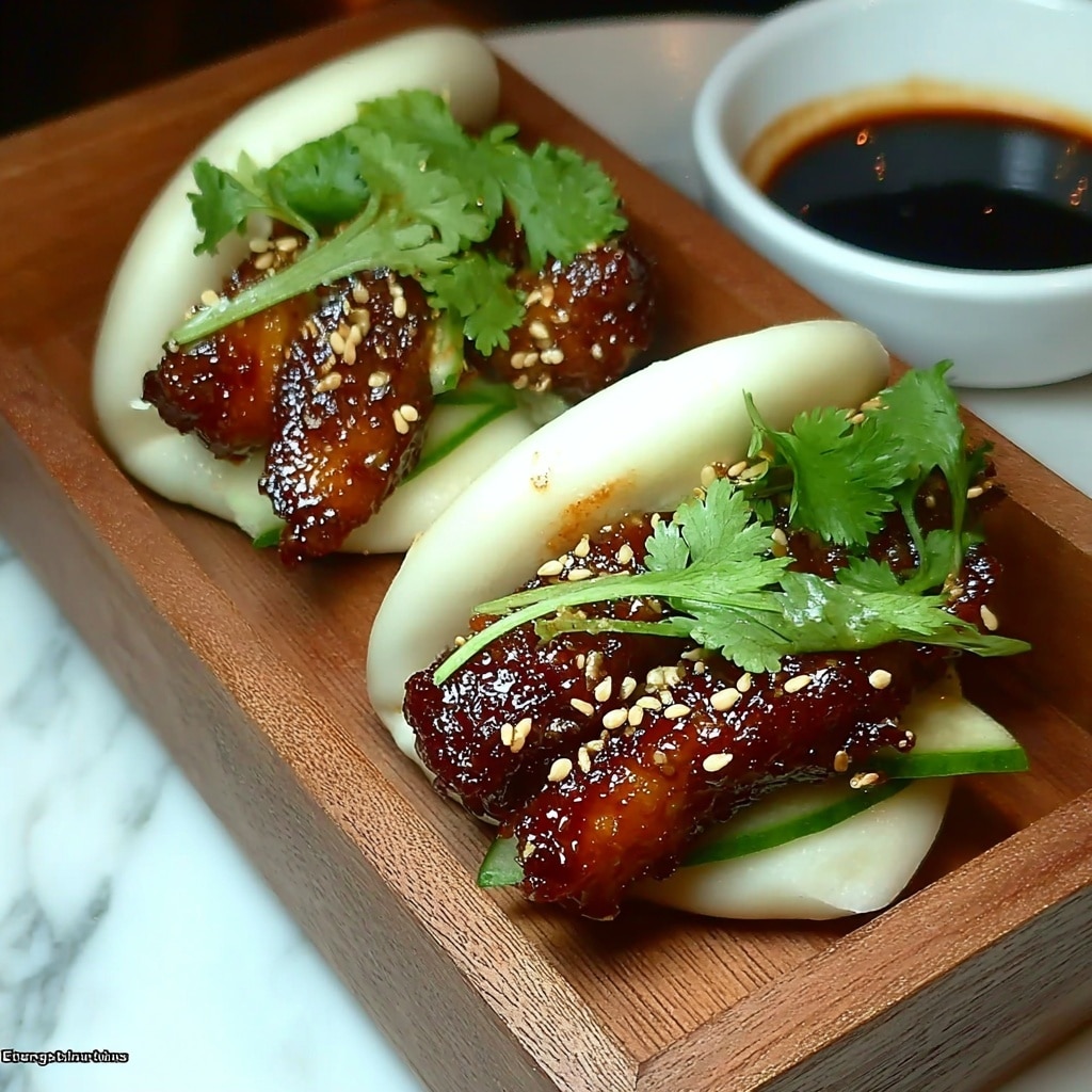 Korean Chicken Bao Buns Recipe
