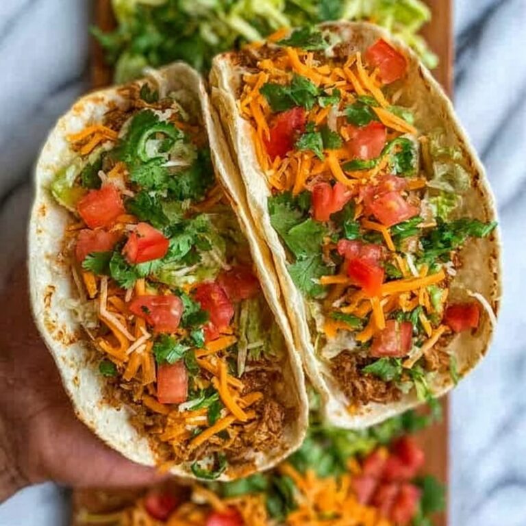 Slow Cooker Queso Chicken Tacos Recipe