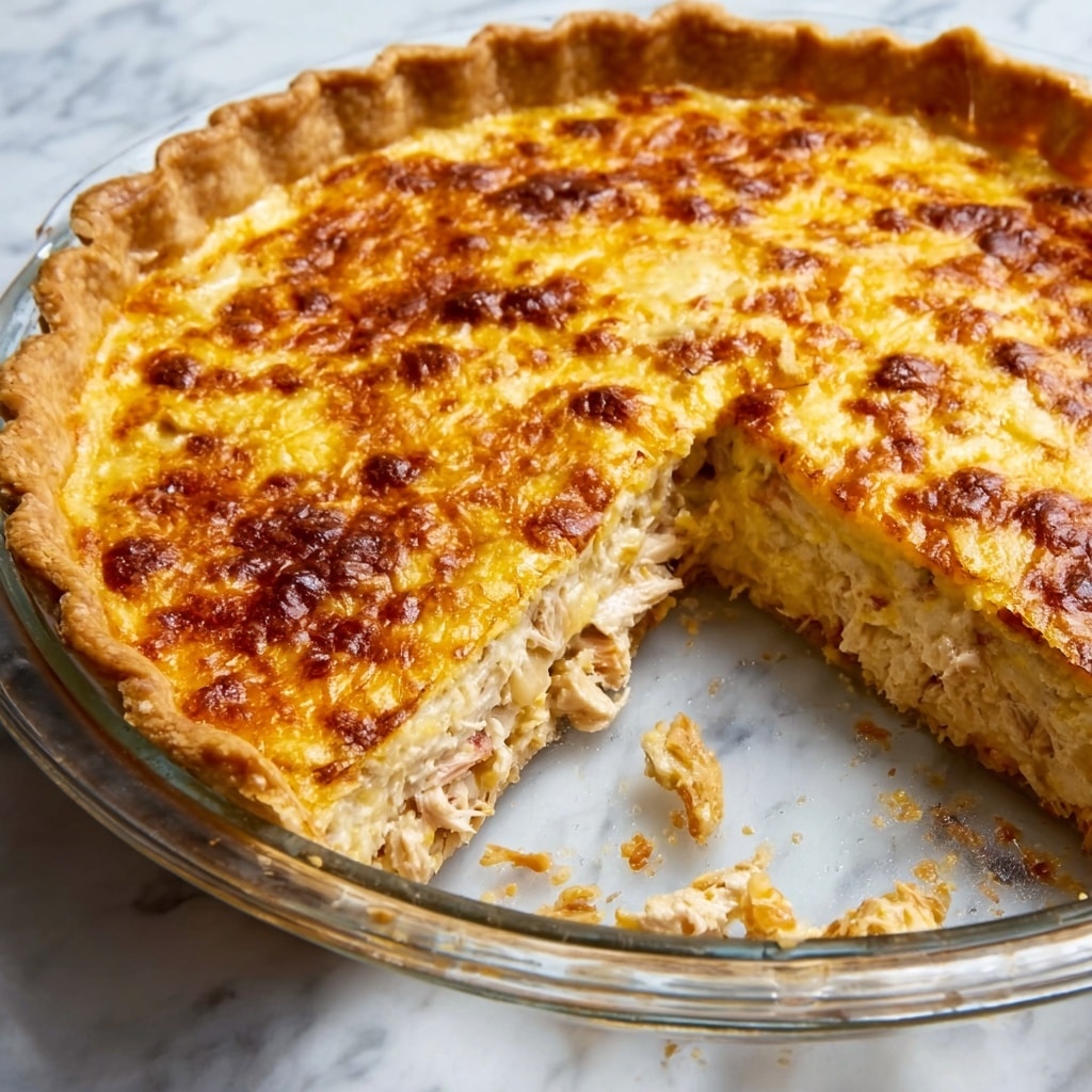 Baked Chicken Salad Pie Recipe