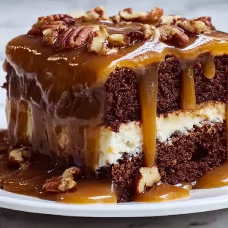Banana Caramel Cake Recipe