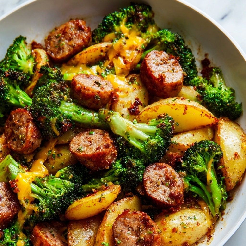 Sausage Potato Broccoli Skillet Recipe 5 Sausage Potato Broccoli Skillet Recipe - Recipe Image