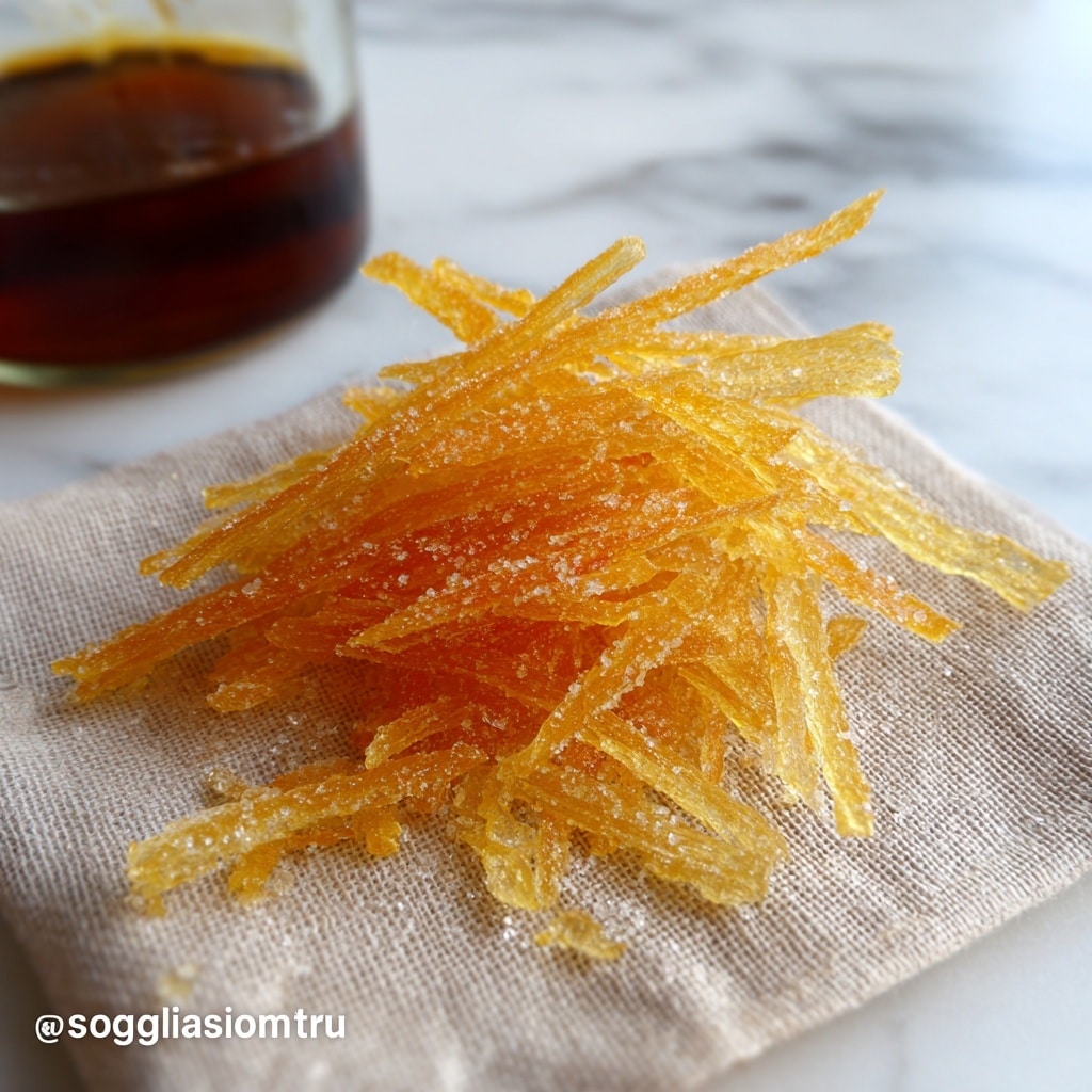 Candied Orange Peel with Optional Chocolate Dipping Recipe