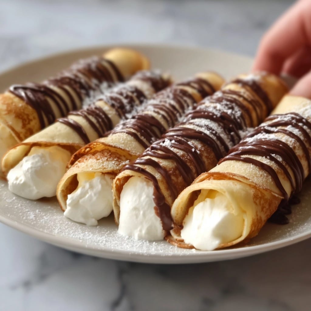 Nutella Cream-Filled Crepes Recipe